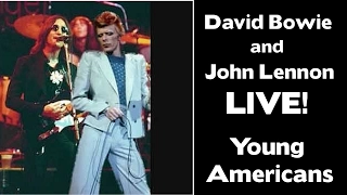 David Bowie and John Lennon LIVE - YOUNG AMERICANS