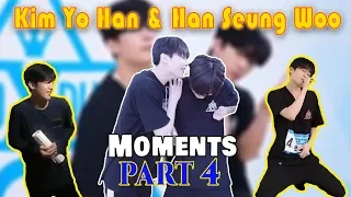 [X1] Kim YoHan & Han SeungWoo Moments Part 4 |EngSub|(Produce X 101 Cut Version)