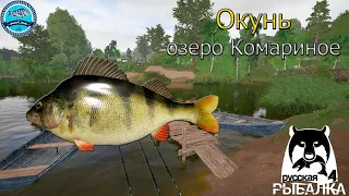 Русская Рыбалка 4 -  Окунь на озере Комариное