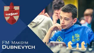 Титулований вівторок ♟️ Майстер Максим Дубневич грає в блискавичні шахи.  📅 08.08.23