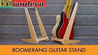 How to make a modern guitar stand