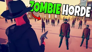 TABS Fighting Through a ZOMBIE HORDE! - Totally Accurate Battle Simulator: Zombie Mod