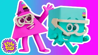 Cyan & Magenta Best Friends! | Learn colours | Cartoons for kids