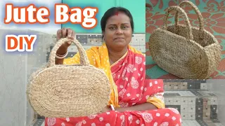 DIY Handmade Jute Rope Hand Bag | Make at home|| #Jute DIY