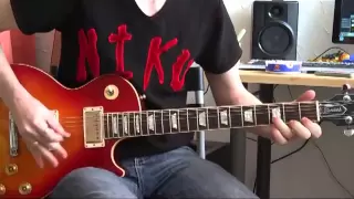 Guns N' Roses - Paradise city (guitar solo outro cover)