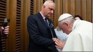 Emotional Exchange as Abuse Survivor Meets Pope
