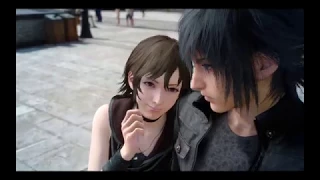 FINAL FANTASY XV - Dating Iris and answering her questions | A stroll for Two