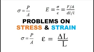 PROBLEMS ON STRESS & STRAIN