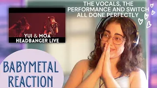 BABYMETAL: YUI & MOA- Headbanger Live Reaction