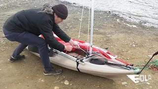 Bastidor universal para kayak con vela EOLA
