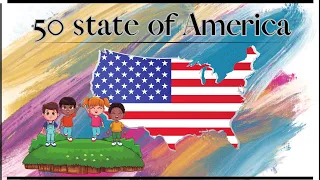 50 States of America and Capital || kids fun  ||America state and capital | Kids Learning Videos