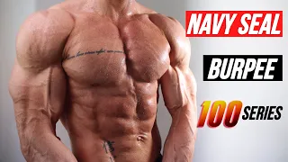 100 Navy Seals Burpees 🔥Best Bodyweight Chest Workout