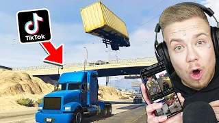 VIRALE GTA 5 STUNTS auf TIK TOK NACHMACHEN 8.0