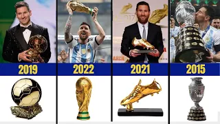 Lionel Messi Career - All Trophies and Awards