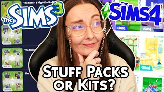 Were Sims 3 stuff packs better than Sims 4 Kits?