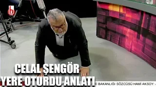 Celal Şengör canlı yayında yere oturdu anlattı