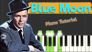 Blue Moon - Jazz Piano Tutorial