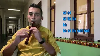 Un dolce Pensiero - melodia facilissima per flauto dolce