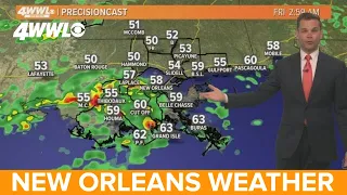 New Orleans weather: Heavy rain Thursday night then warming up