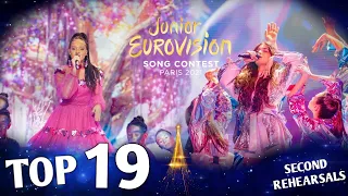 Junior Eurovision 2021 - My Top 19 (Second Rehearsals)