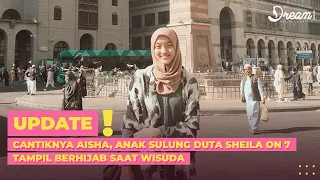 Cantiknya Aisha, Anak Sulung Duta Sheila On 7 Tampil Berhijab Saat Wisuda