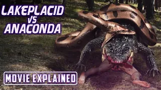 Lake Placid vs Anaconda (2015) Movie Explained in Hindi Urdu | Crocodile Movie