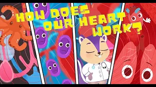 Biology | "How Does our Heart Work?" Explained | Human Body | Science For Kids