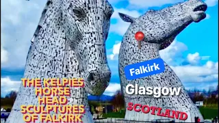 The kelpies Falkirk Scotland