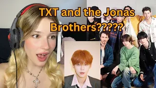 I GOT A HEART ATTACK! Reacting to TXT, Jonas Brothers 'Do it Like That'