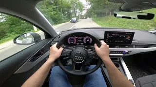 2021 Audi A4 [35 TDI, 163 HP] POV Test ride #14 CARiNIK