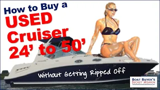 How to Buy a Used Cruiser for Sale 24' to 50 Express Cruisers Boat Dealer