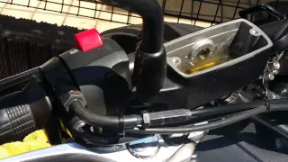 Brake fluid change to Honda NC750X