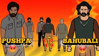 PUSHPA vs BAHUBALI || Prabhas | Yash | 2D animated | NikoLandNB