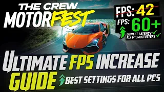 How To Increase FPS in THE CREW MOTORFEST in Under 8 Mins ✅📈 *BEST SETTINGS*