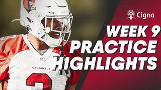 Arizona Cardinals Practice Highlights: Week 9 vs. 49ers