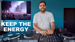 DJ TIPS - HOW TO KEEP THE ENERGY UP & KEEP PEOPLE DANCING
