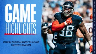 Jeffery Simmons' Best Plays of the 2023 Season | Game Highlights