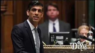 UK Prime Minister Rishi Sunak takes questions from Parliament 1/25/23 | Diya TV