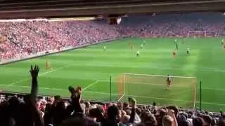 Let's pretend we scored a goal - Tottenham Hotspur away fans 4-0 at Liverpool