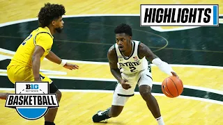Michigan at Michigan State | Spartans Look to Upset Wolverines | March 7, 2021 | Highlights