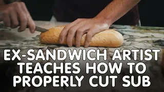 Ex-Sandwich Artist Teaches How to Properly Cut Sub | Hit105