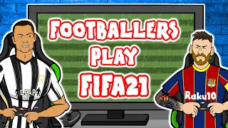 🎮Footballers play FIFA 21!🎮 (Feat Ronaldo, Messi, Haaland, Neymar & more!)