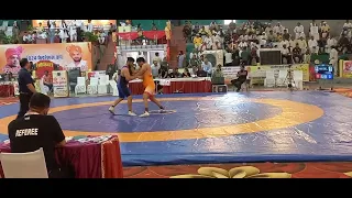 97kg final 🏅 federation Cup wrestling national championship 2024 🤼‍♂️ हरियाणा Read V.S दिल्ली Blue