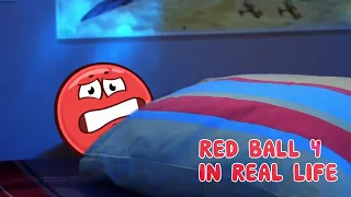 Red Ball 4 Animation | Red Ball In Real Life With Scary Room Ep 5