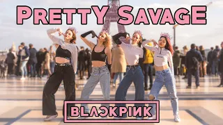 [K-POP IN PUBLIC ONE TAKE PARIS] BLACKPINK -Pretty Savage, 블랙핑크 Dance Cover by EXCELENT from PRAGUE