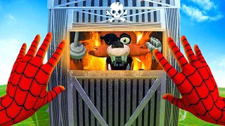 BURNING Animatronics in Fire Chamber - Bonelab VR Mods