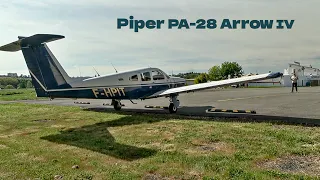 Piper PA-28 Turbo Arrow IV F-HPIT (LFCL) startup & takeoff