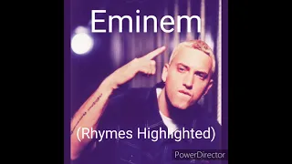 Who Knew - Eminem (Rhymes Highlighted)