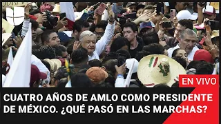🔴 Cuatro años de AMLO como presidente de México. ¿Qué pasó en las marchas?