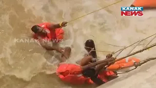 ODRAF Boat Mishap In Mahanadi During Tusker Rescue, Team Rescued